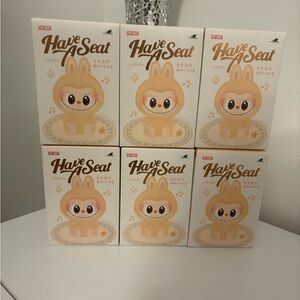 6 Popmart Authentic Have A Seat  Blind Boxes - sealed